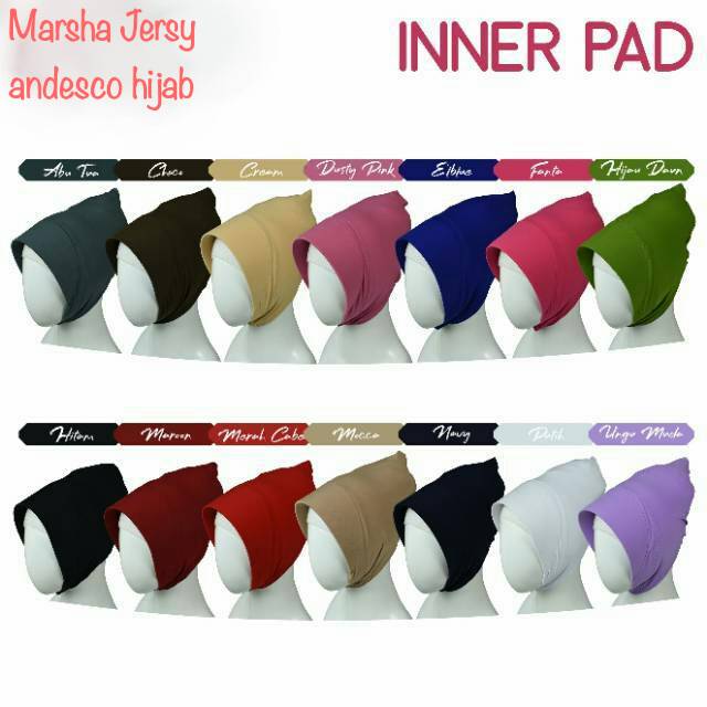 Ciput Marsha Jersy Pet Antem - Inner Topi