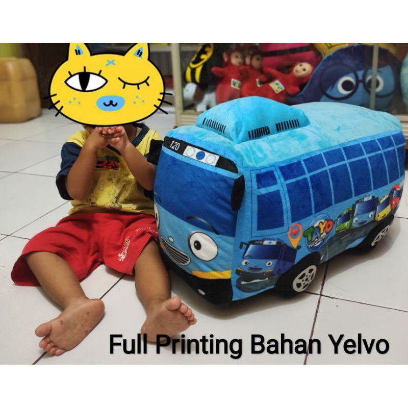 Boneka Tayo Jumbo Printing SNI 60cm