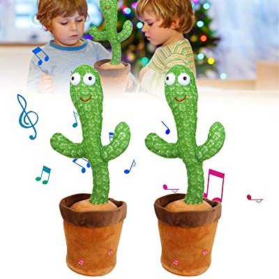 NEW Dancing Cactus Recorder Toy Dancing Cactus Mainan Boneka Kaktus Joget Led Menari Music