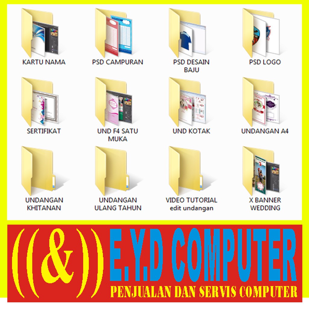 Download Dvd 200 Desain Psd Campuran Undangan Banner Dll Photoshop Koleksi Template Design Grafis Baner Usaha Shopee Indonesia PSD Mockup Templates