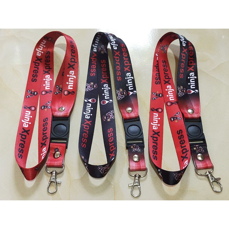 tali id card ninja express satuan / lanyard ninja Ekspress