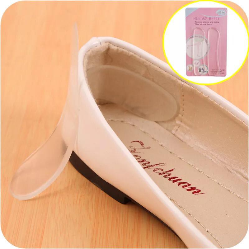 GEL TRANSPARAN SILICONE HEEL GRIP PATCH / HUG MY HEELS / PELINDUNG TUMIT KAKI