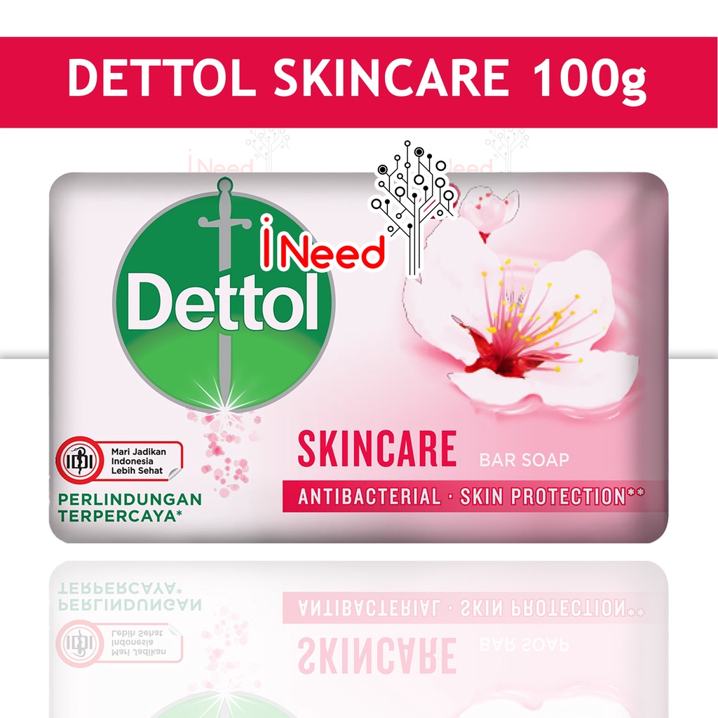 (INEED) (100gr) DETTOL Sabun Mandi Batang | Soap bar 100 gram