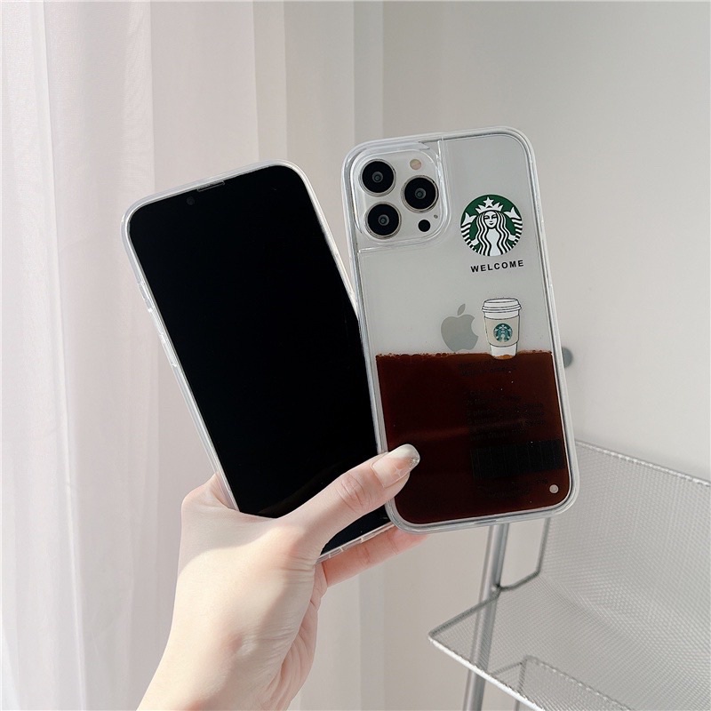 CASING STARBUCKS IPHONE X XR XS MAX 11 12 13 14 PRO MAX 14+ 6 6G 6S 6+ 7 7+ 8 8+ PLUS SE 2 2020 KOPI MOTIF COFFEE HARD CASE TPU TRANSPARAN SHOCKPROOF QUICKSTAND COVER