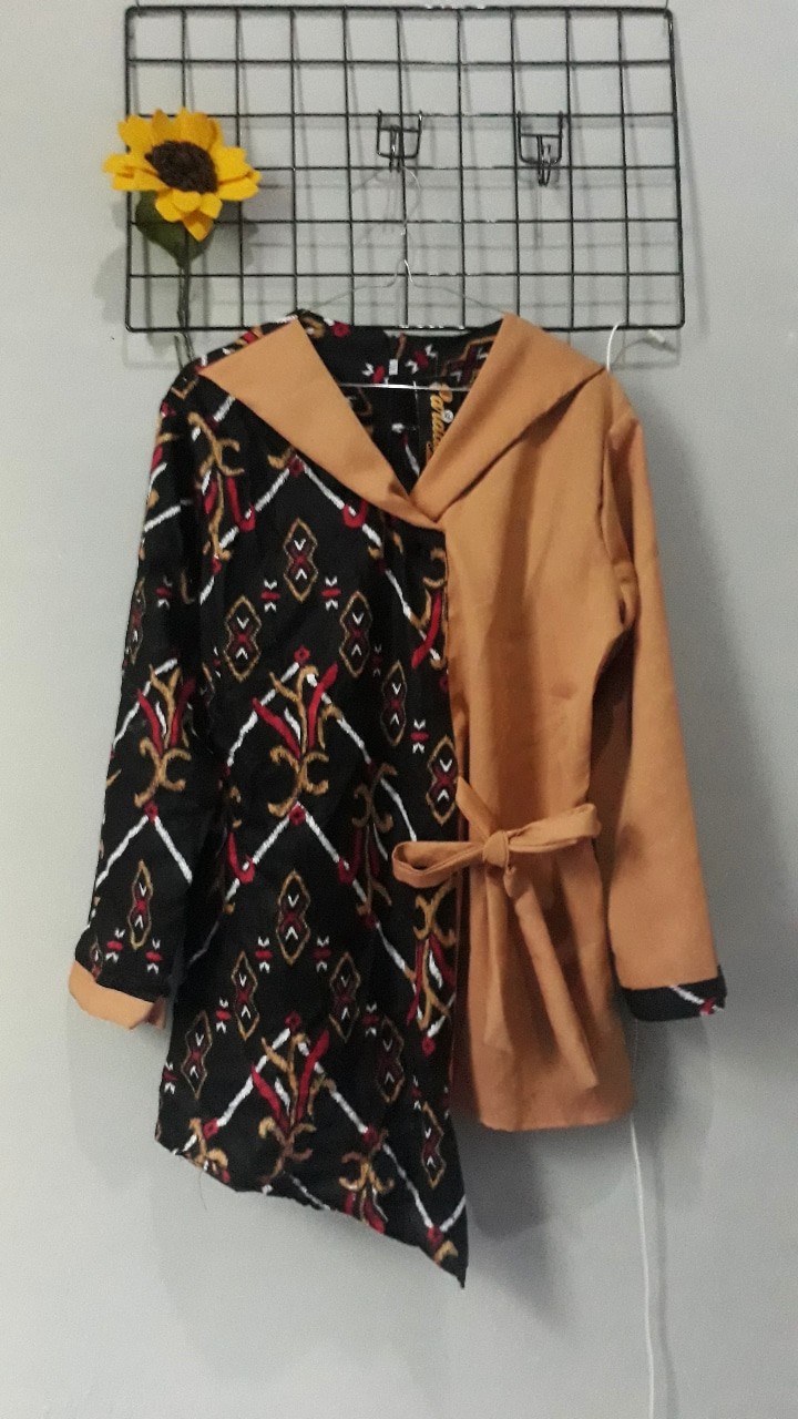 Batik Wanita Atasan Batik Dolby Dolbi Dobby Doby Tenun Sutra Tulis  Halus Katun Atbm