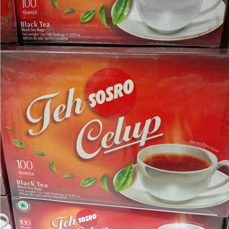 

Sosro Teh Celup Teh Asli 100 Teabags