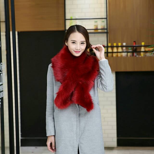 FAUX FUR SHAWL #1502