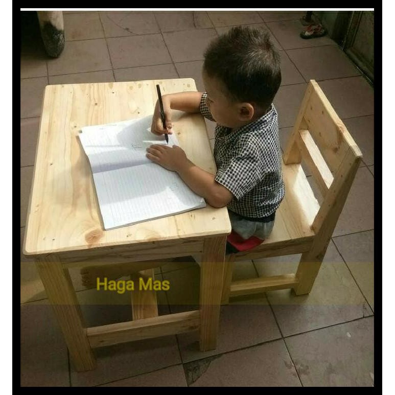 Meja Belajar Anak Paud / Tk / Sd / Meja Sekolah/ Meja Kayu/ Meja Makan