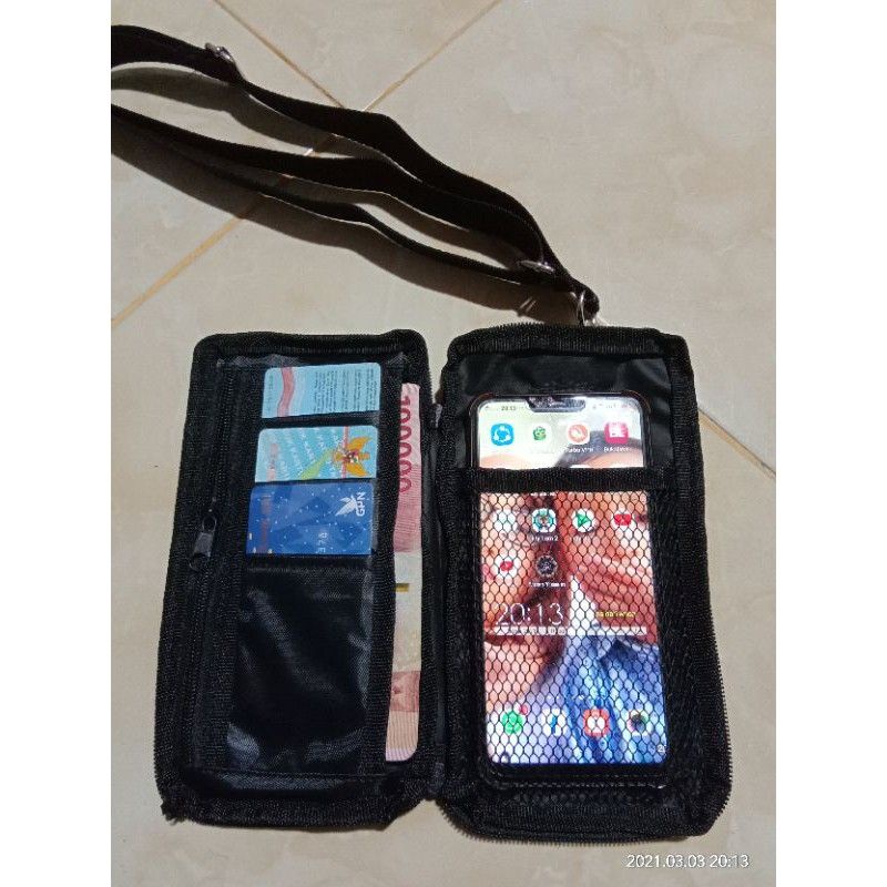 hanging wallet Slingbag Dompet Hp