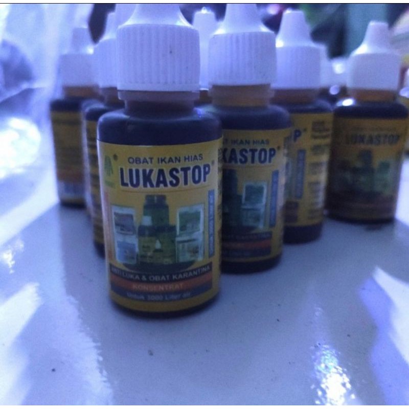 Lukastop 30ml / obat ikan lukastop 30ml