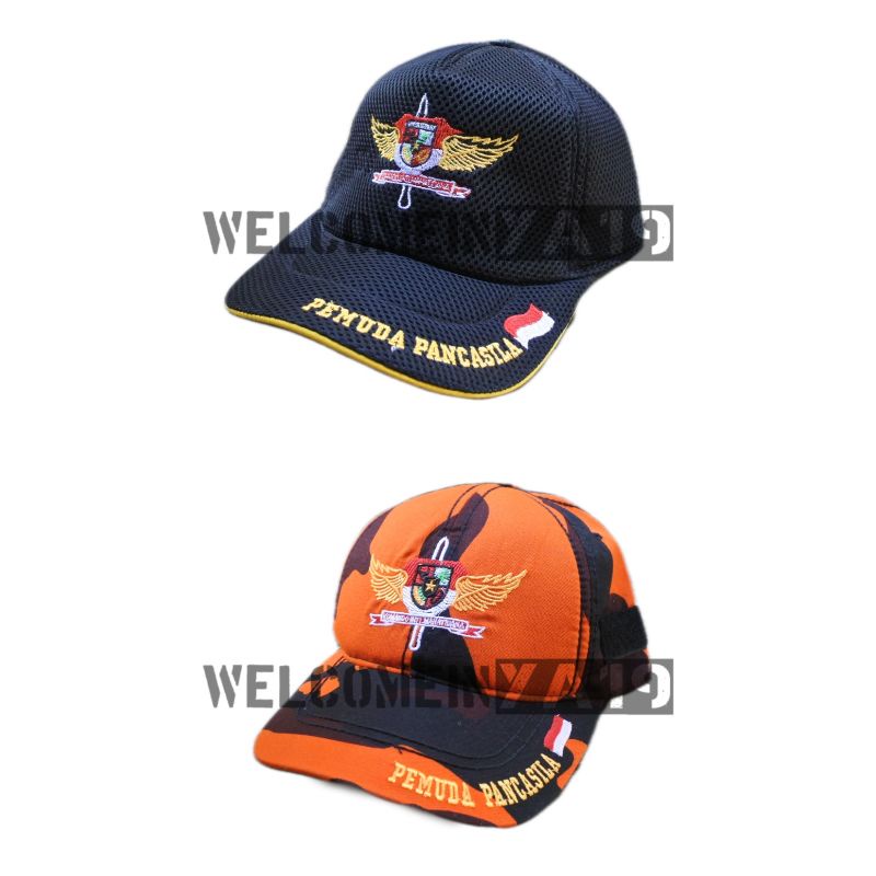 Topi Pemuda Pancasila Wings / Topi Pemuda Pancasila Jala Tulisan Kecil