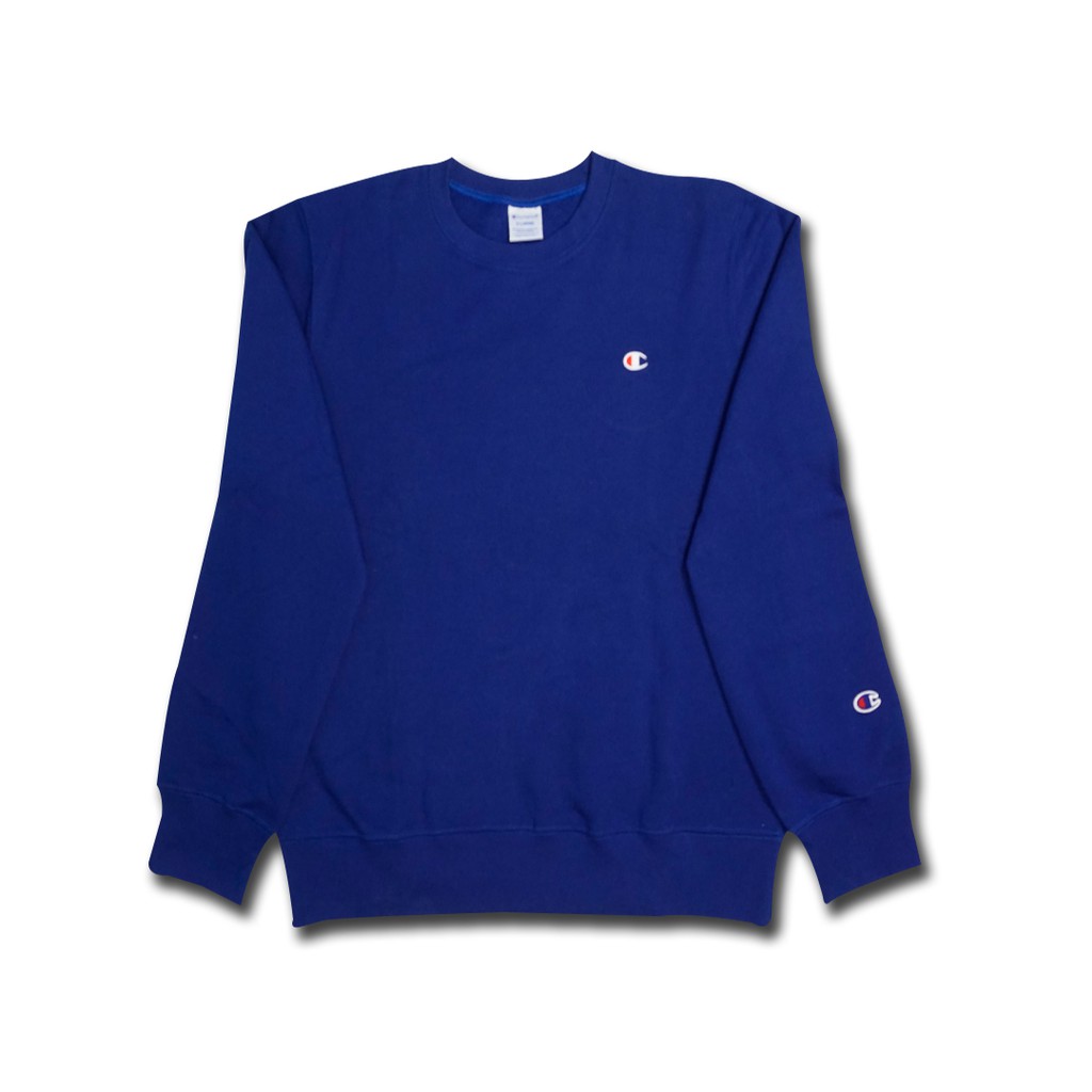 champion crewneck blue