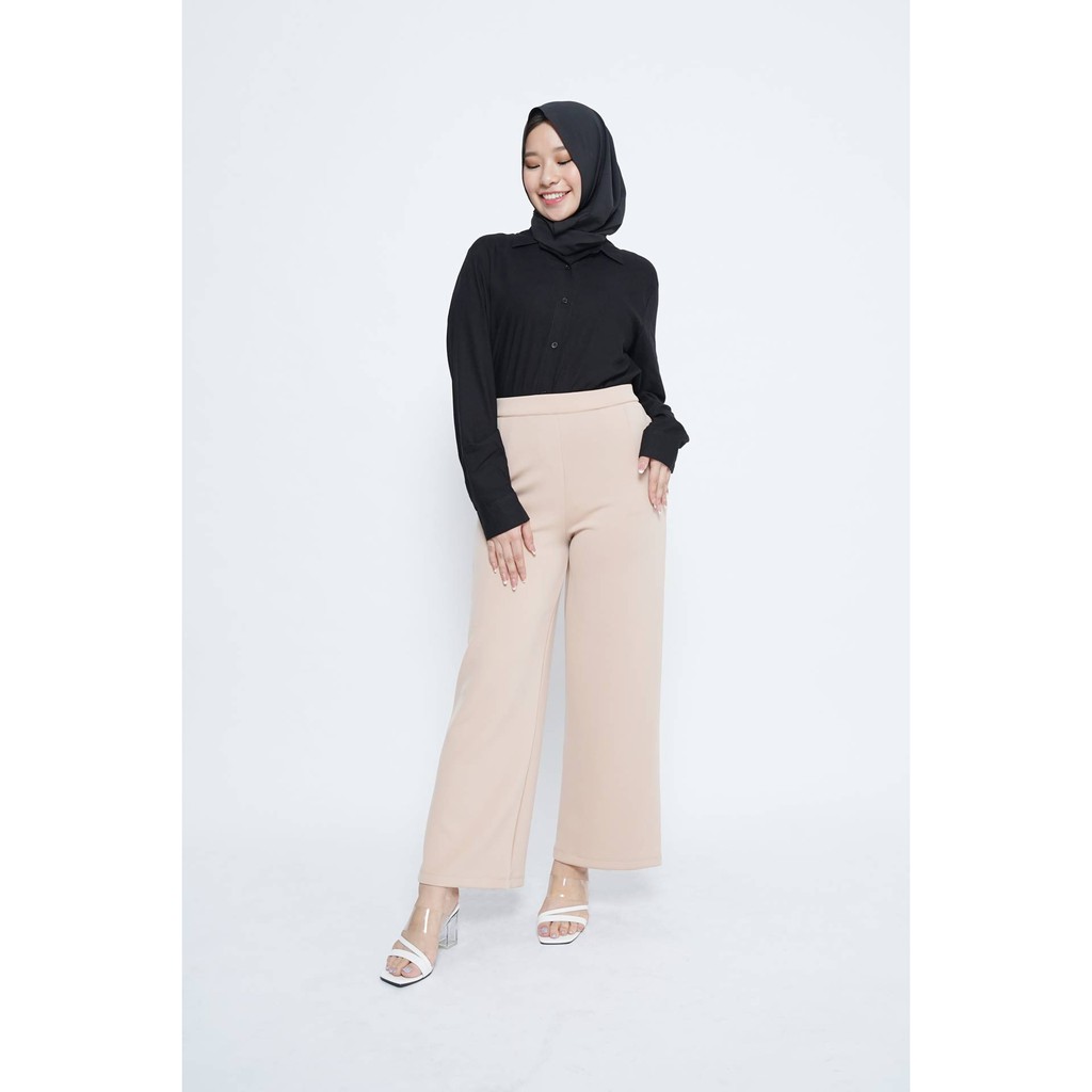 Celana Wanita - Celana Kulot Cream by Kulotkulot