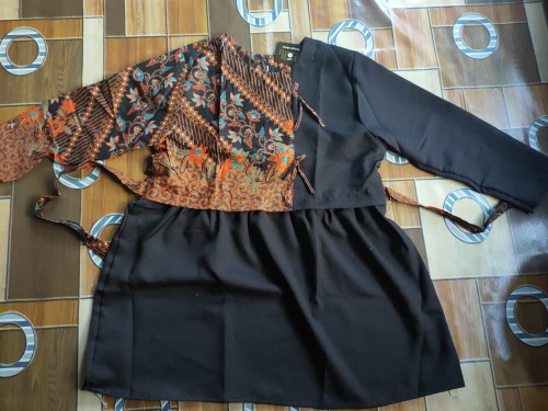 Best Seller Jumbo Tunik Batik Wanita Seragam Terlaris Atasan Dolby Dobby