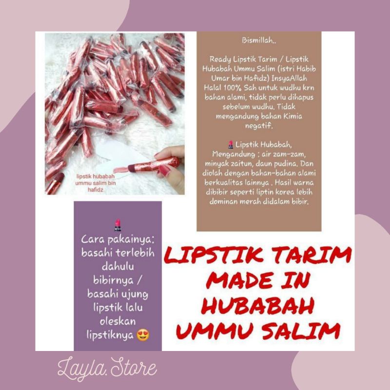 lipstik Hubabah Ummu Salim