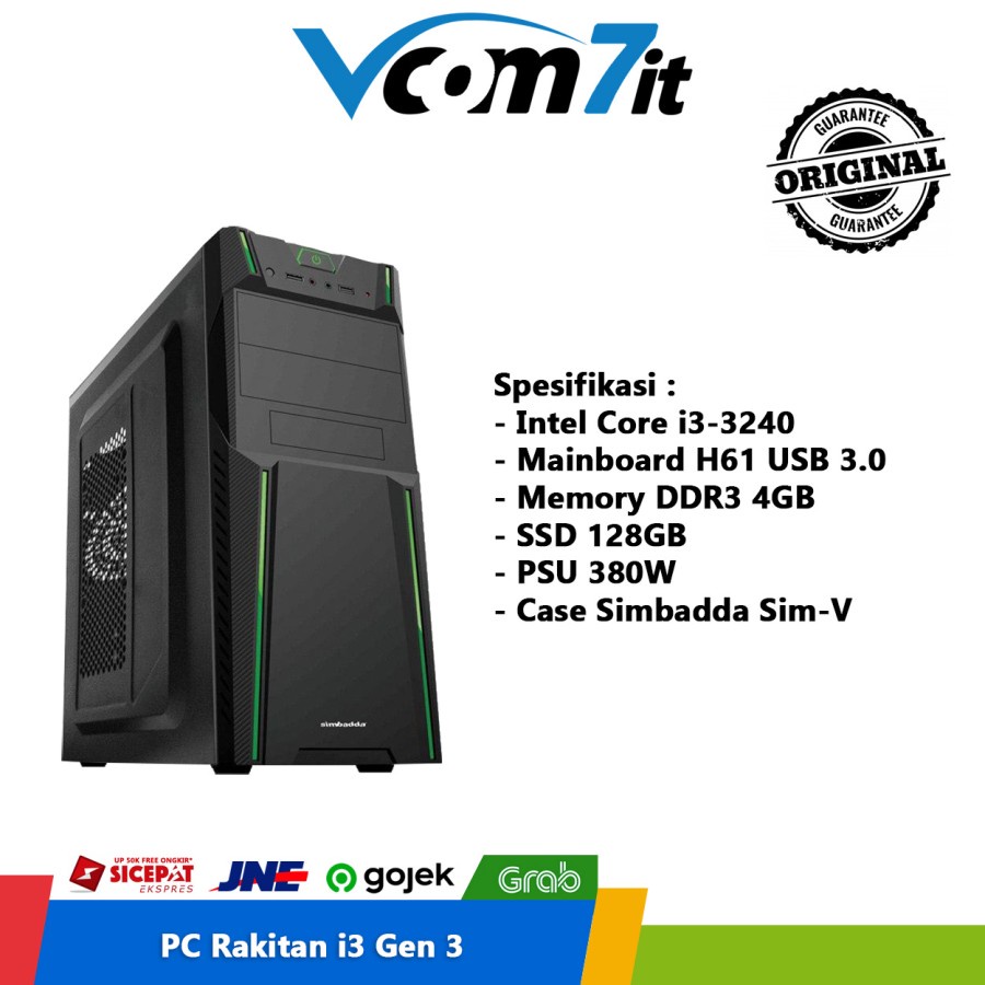 PC Rakitan NEW Intel Core i3 CPU Only for Office