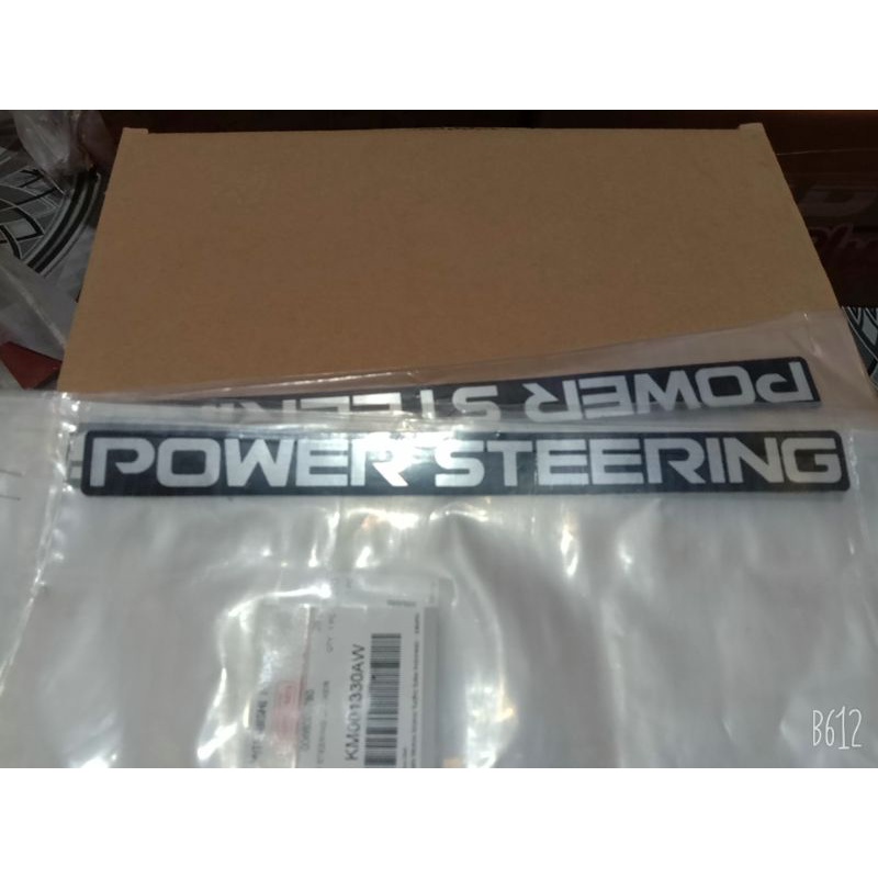 Stiker Power steering L300 original MITSUBISHI