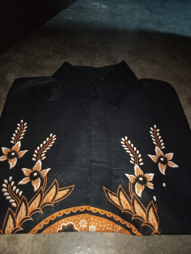 Kemeja Batik Pria Ppbtk08 Modern Lengan Panjang Casual Modis Trendy Masa Kini M L Xl Asli Pekalongan