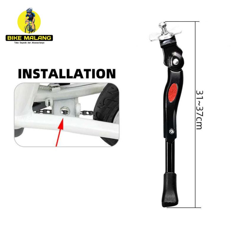 Standar Jagang Jagrak Tengah Sepeda Lipat MTB Untuk Sepeda 26 - 27.5 inch Panjang 30 - 34 cm