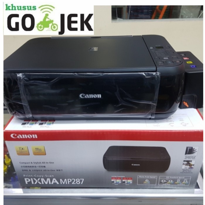 Printer Canon MP287 + Infus Box Modif A3 Lipat 2 Printer Notaris