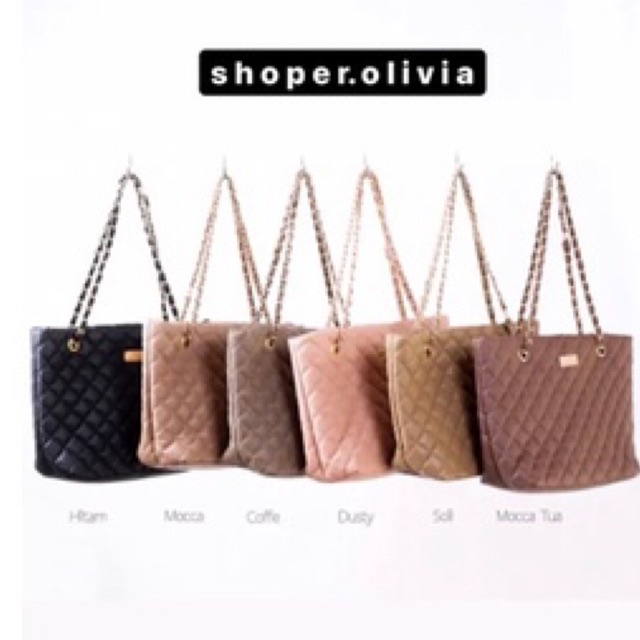 SHOPPER OLIVIA / AQILLABAGS / SOLDIERBAG / TOTHBAG / TAS NGAMPUS / TAS KULIAH / TAS KERJA / TAS MUAT BANYAK