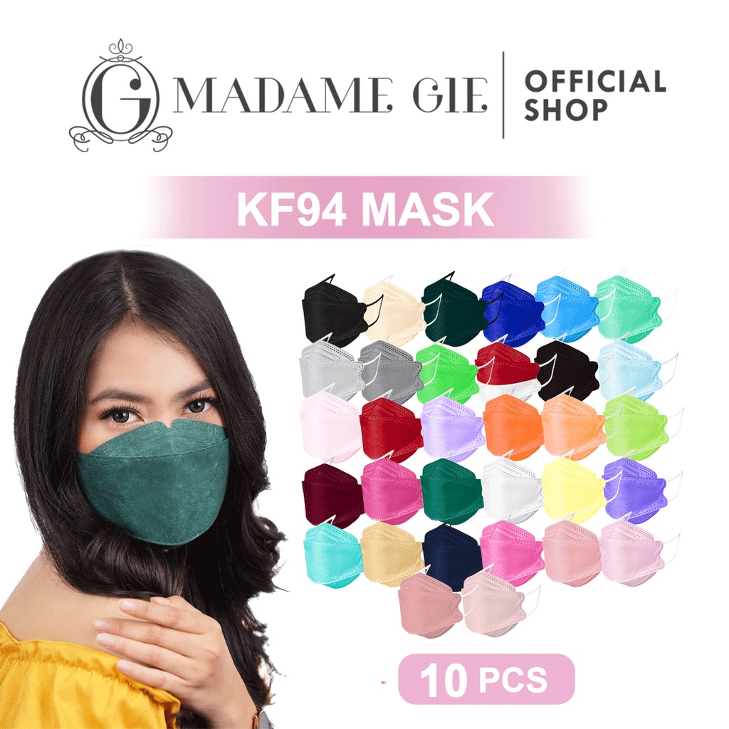 Madame Gie Protect You KF94 Mask Pastel Series - Masker Isi 10 Pcs