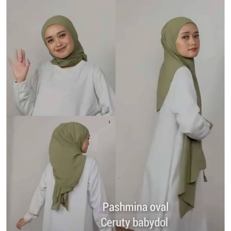 Pashmina Oval Ceruty Babydoll Premium