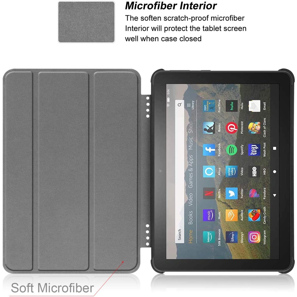 FIRE HD 8 dan 8+ case PU (2020 EDITIONS ONLY)