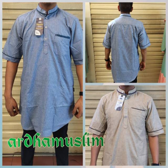 BAJU MUSLIM PRIA II ATASAN KOURTA TANGAN PENDEK 01