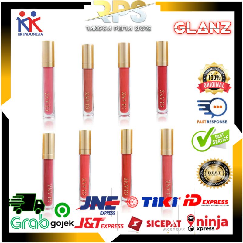 Glanz Lip Cheek Cream Lipstik Bibir Sehat Melindungi dari Sinar Matahari lembut KK Indonesian