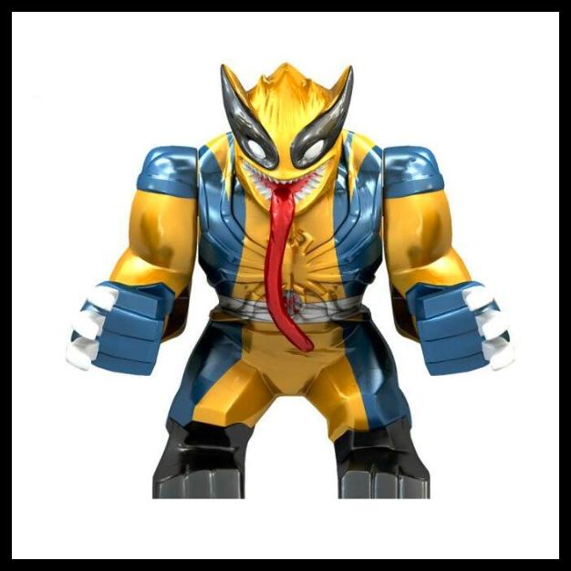 Marvel Spiderman Venom X Men Wolverine Big Figure Minifigure Lego
