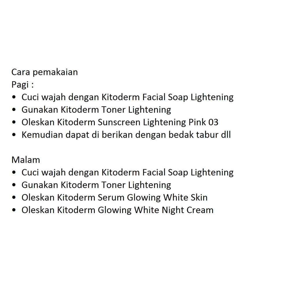PAKET Kitoderm Whitening Platinum Series Original / Paket Pencerah &amp; Pemutih Super isi 5 BPOM Aman
