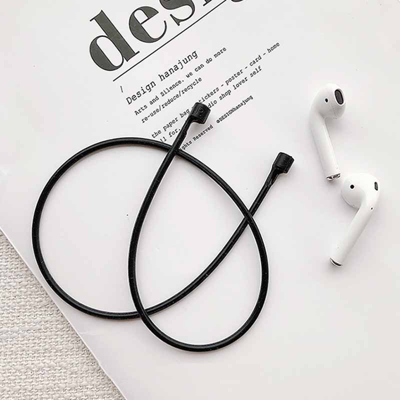 Anti-Lost Soft Rubber Lanyard, Olahraga Luar Ruangan, Earphone Lanyard, Aksesoris Mode