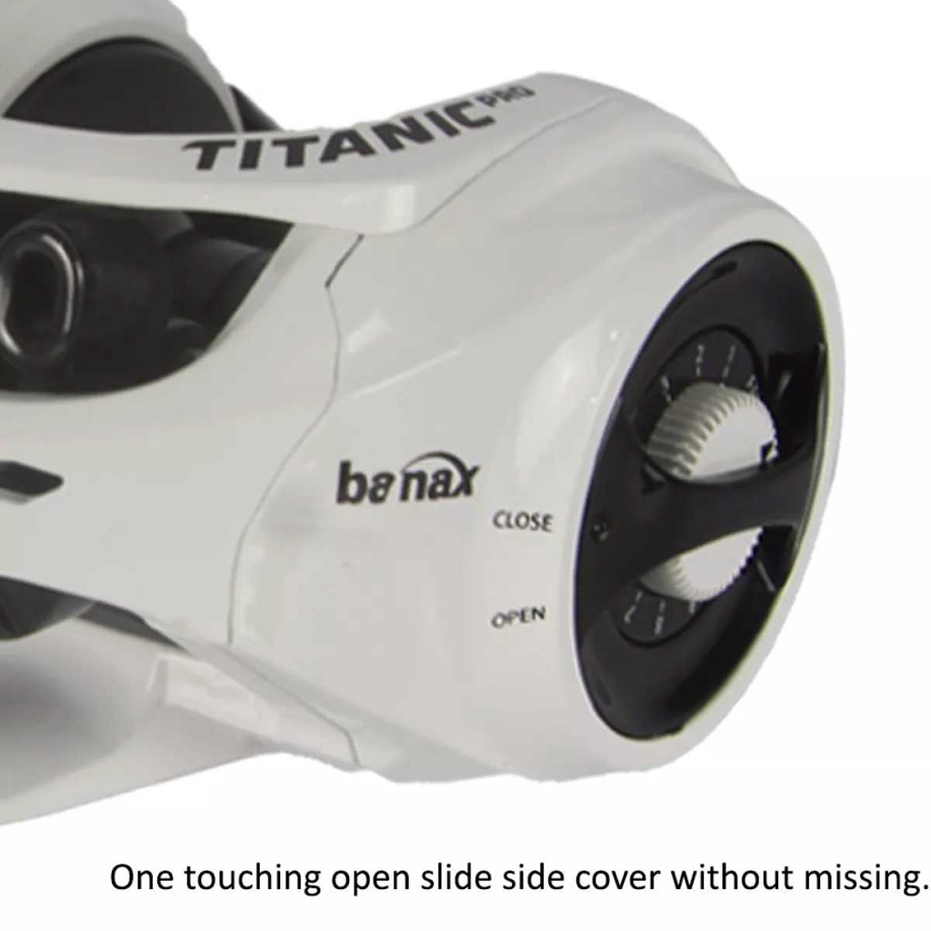 Banax Titanic Pro 106 Baitcasting Bait Cast Fishing Reel