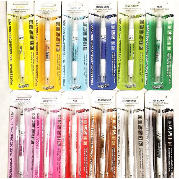 

UTfs0s Rainbowdust Edible Pen (Double Pen Tips) - Dusky Pink D5Smuc