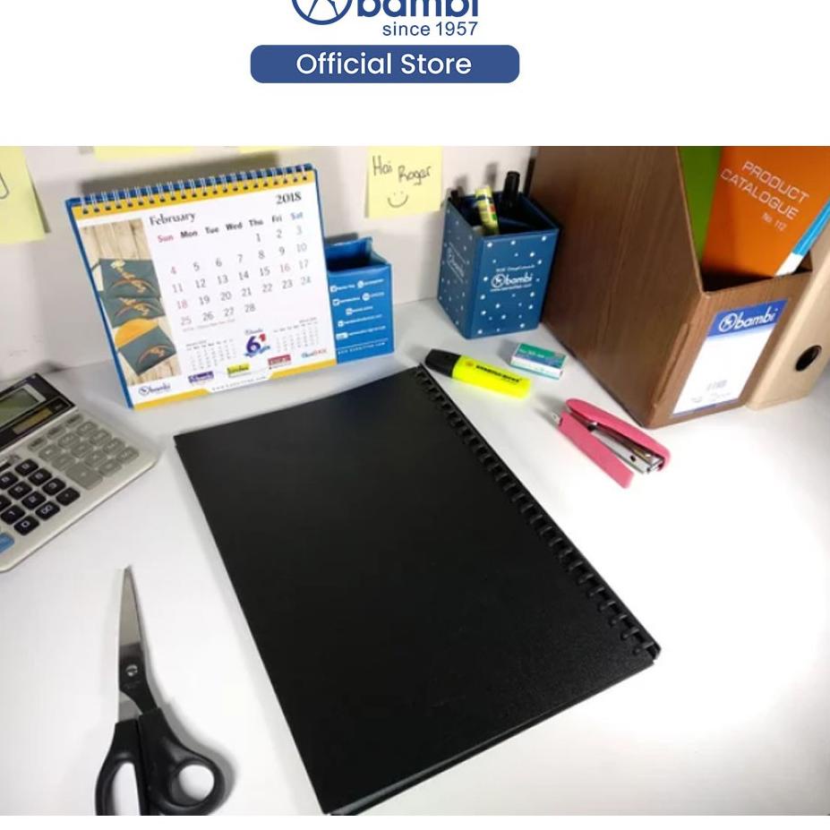 

Serba Berkualitas Bambi Ring Document Holder- Map Dokumen Ring Geser untuk Refill, uk. Folio -