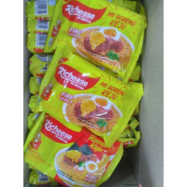 

Mie Richeese Nabati Mie Goreng Keju Fire Level 0 l Ramen Kuah