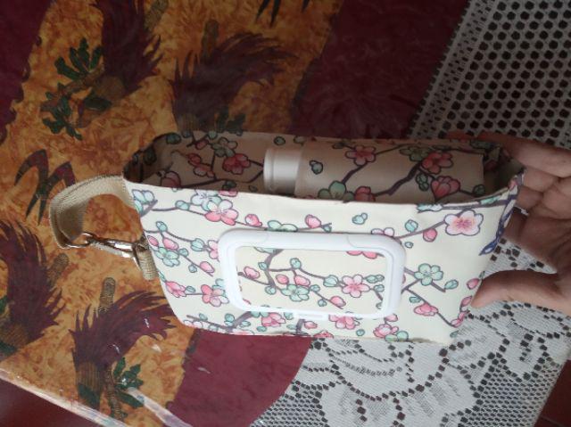 Tempat Tissue Basah Dan Kering 2in1 3in1 4in1 Bunga Krem