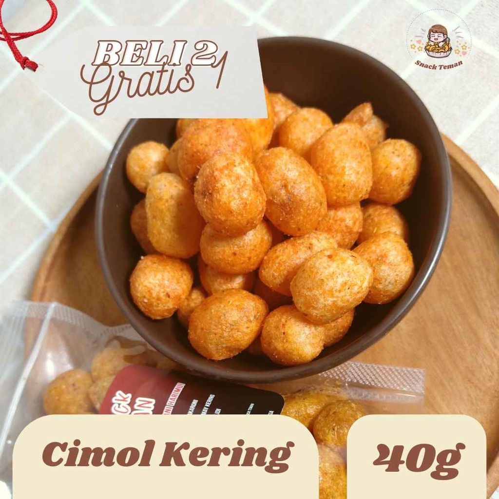 

Cimol Kering / Emplod / Endog Lewo 40g - Snack Teman