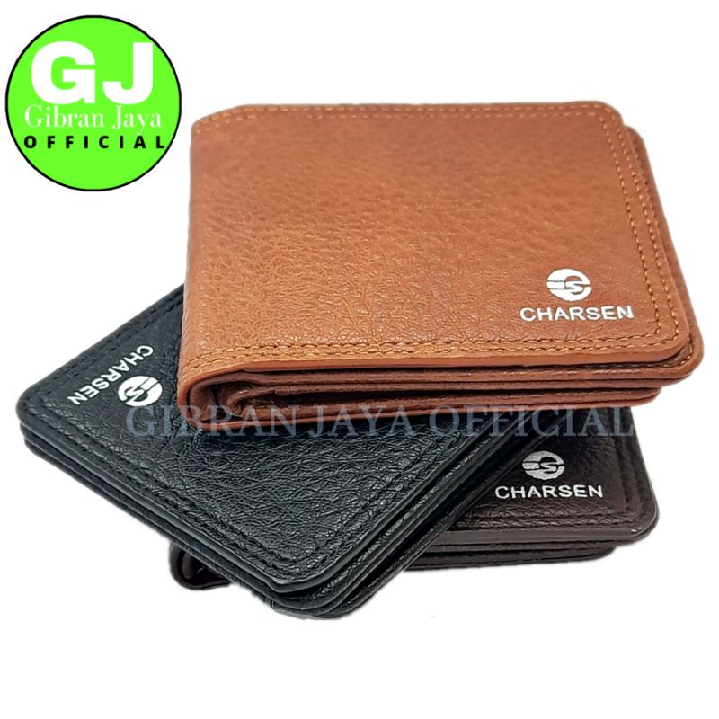 Dompet Pria Kulit Sintetis import model Lipat Ukuran Standar