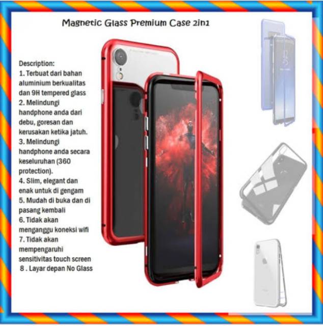 Case Magnetic Samsung J4 Plus Premium Case 2in1 Samsung J4 Plus Magnetik Case