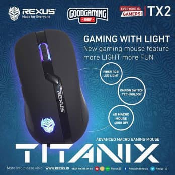 Rexus Titanix TX2 - Gaming Mouse