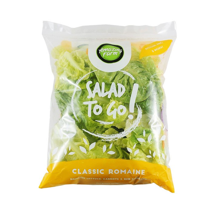 Amazing Farm, Salad To Go Classic Romaine 150gr