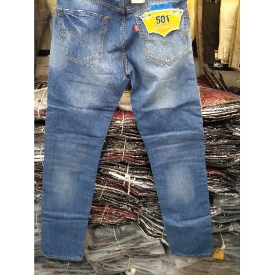 #BIG SALE> CELANA JEANS PRIA LEVIS 501 IMPORT USA  WARNA BLITZ  BIRU MUDA .......,,