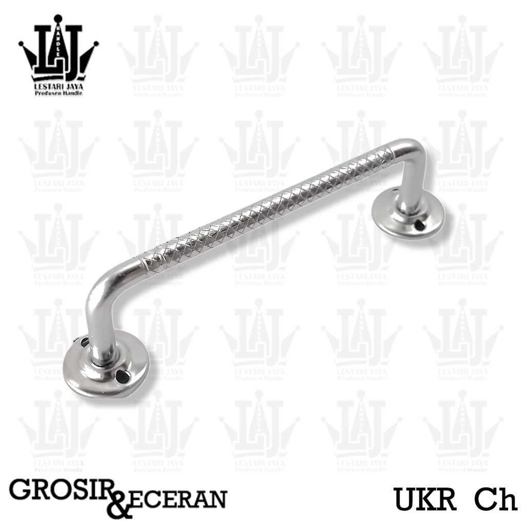 Handle Laci Gagang Pintu Lemari Tarikan Jendela Minimalis Model Gawang Grafir KC 12 cm