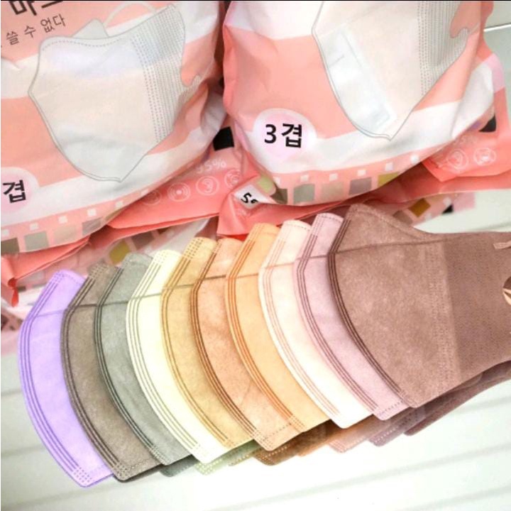 Masker Duckbill 3ply Anak anak Dewasa Warna Warni Earloop, Masker Premium isi 50Pcs Termurah