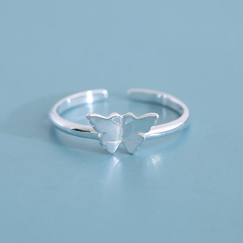 Women Silver Finger Ring Fashion Flower Star Opening Adjustable Korea Girl Hand Jewelry Accessories Hot Sale