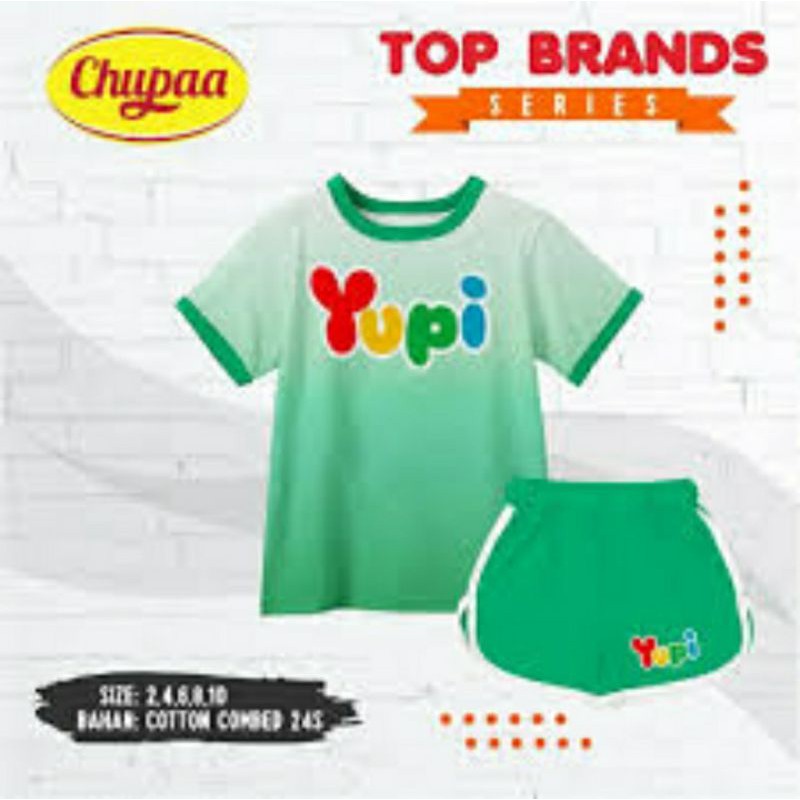 Setelan Baju Anak Chupa Chups "Yupi"