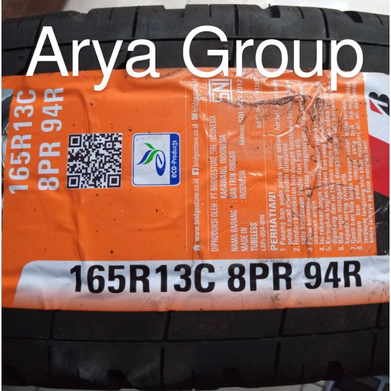 Ban Bridgestone Duravis 165R13-13 tubeless 165 R13 8pr tubles