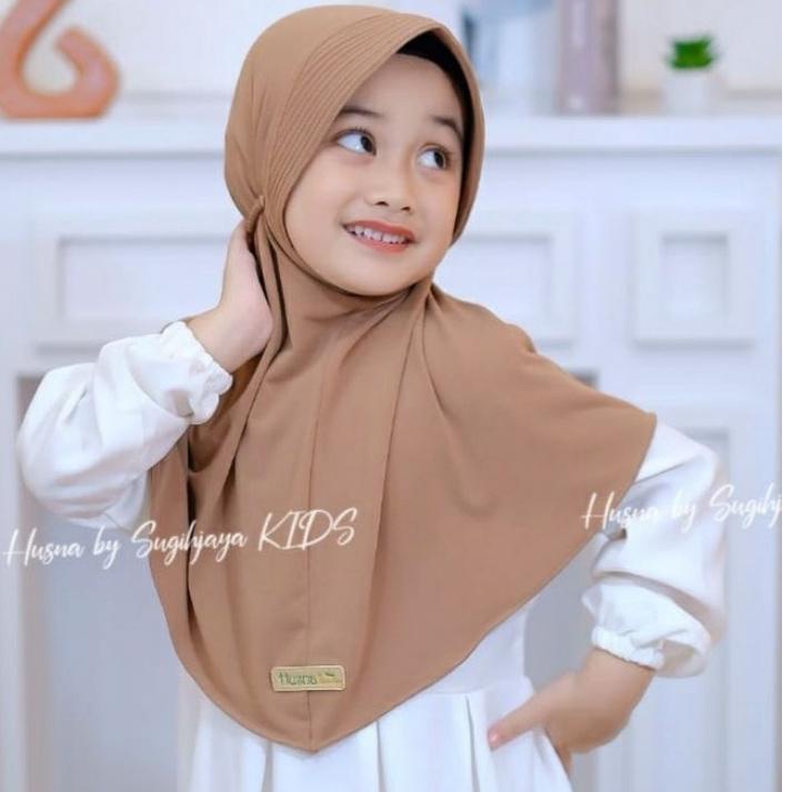 Stok Terbatas bergo ropel anak Ori husna